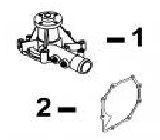 KubotaÂ® 05 Series D1105 Water Pump and Gasket