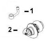 CaterpillarÂ® 3054T Piston Cooling Nozzle and Turbocharger