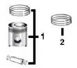 CaterpillarÂ® 3054CE Piston Kit and Ring Set