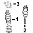 KubotaÂ® 05 Series D1105 Injector, Glow Plug, Oil Pressure Switch, etc