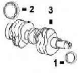 YanmarÂ® 3TNE94 Front and Rear Seals, Crankshaft, Flywheel Ring Gear