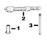 YanmarÂ® 3TNV84 Tappet, Camshaft and Push Rod