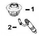 YanmarÂ® 3TNV84 Thermostat and Injector