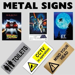 Aluminium Metal Signs