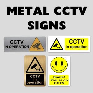 CCTV Metal Security Camera Signs