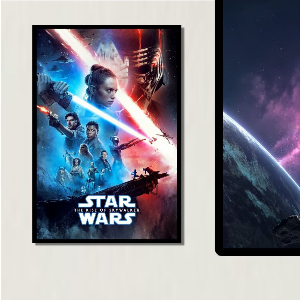 METAL Star Wars The Rise of Skywalker Episode IX Movie Poster Sign Tin Alum