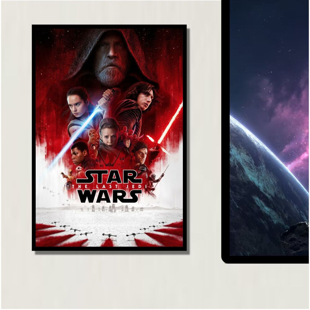 METAL Star Wars The Last Jedi Episode VIII Movie Poster Sign Tin Aluminum P