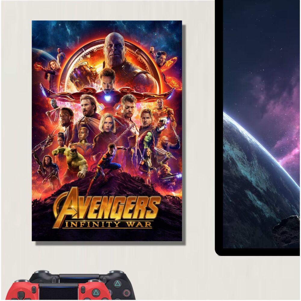 METAL Avengers Infinity War Movie Iron Man Poster Captain America Sign Tin 