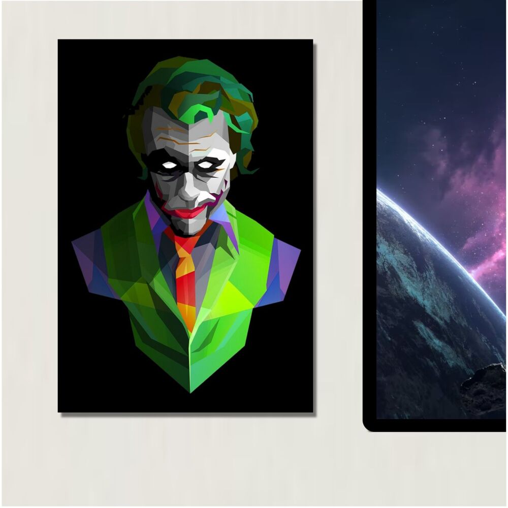 METAL The Joker Movie Poster Batman Heath Ledger Sign Dark Knight Tin Alumi