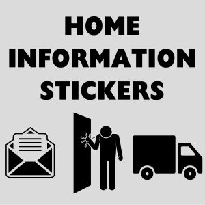 Home Information Stickers