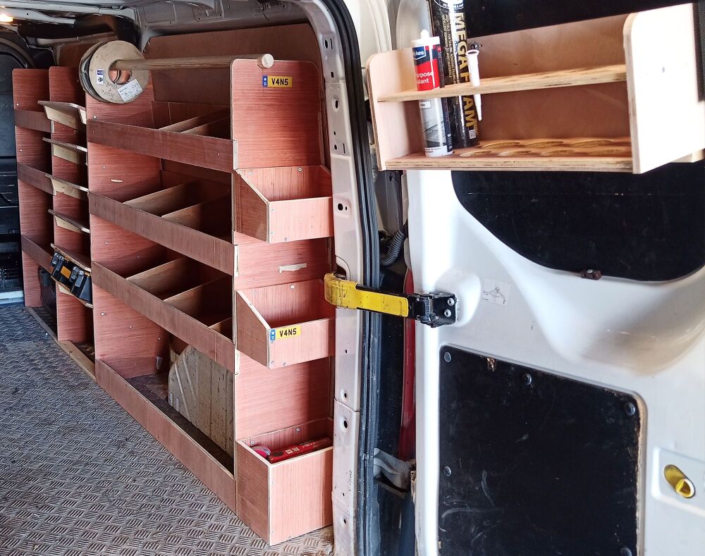 Van racking for medium vans