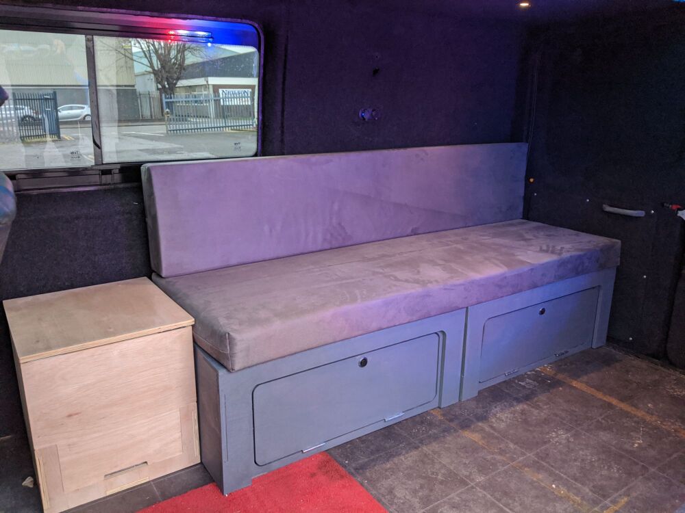 Pull out deals slat bed campervan