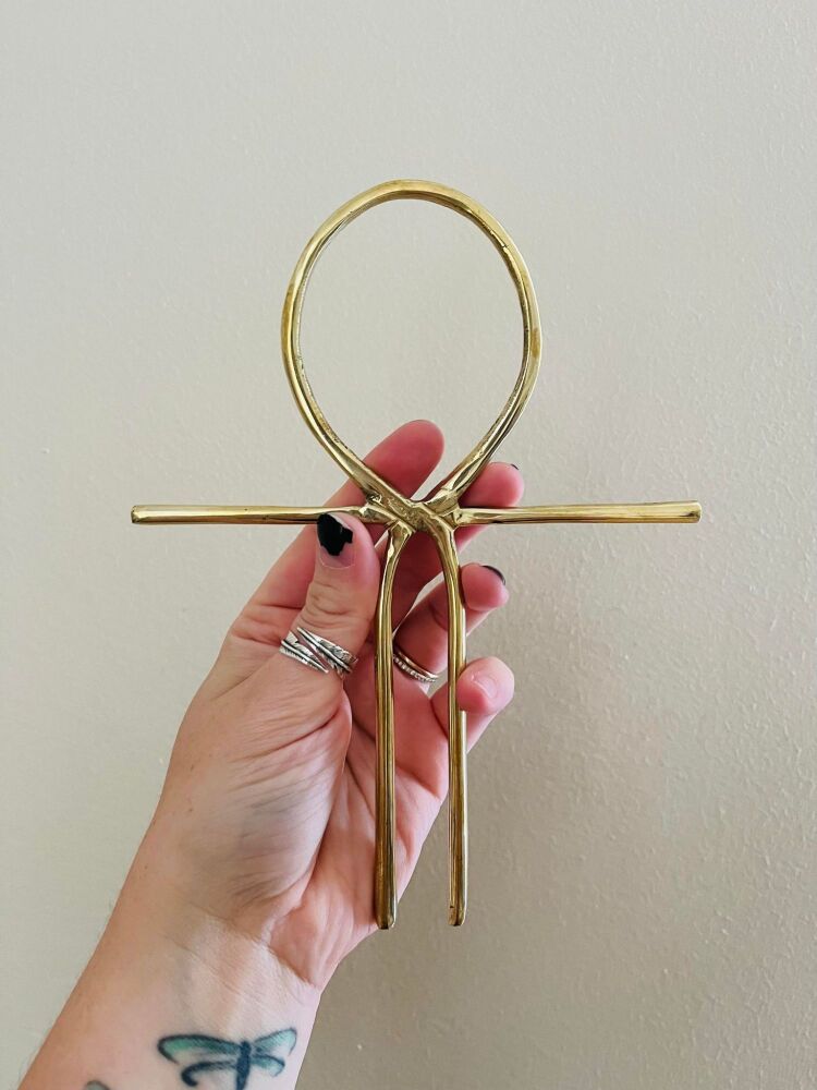 Atlantean Ankh - Brass
