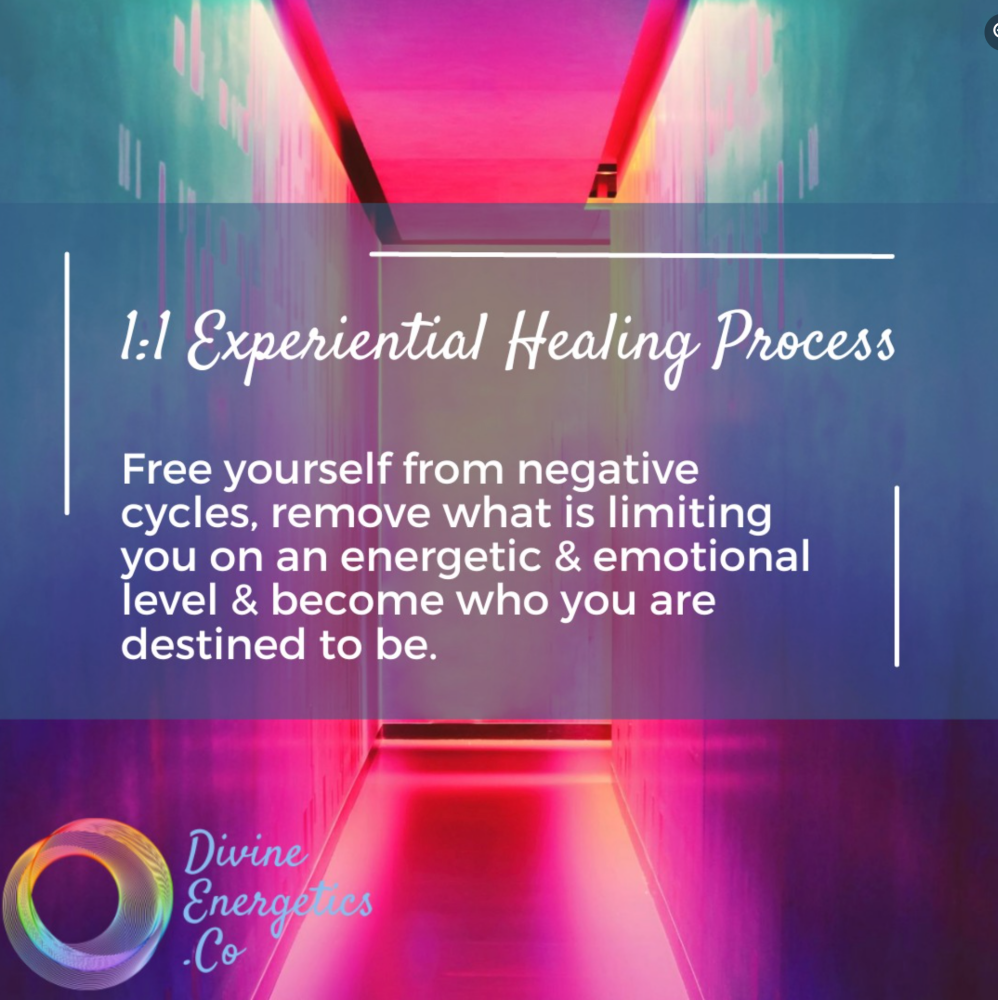 1:1 Experiential Healing Session Live Online or In Person