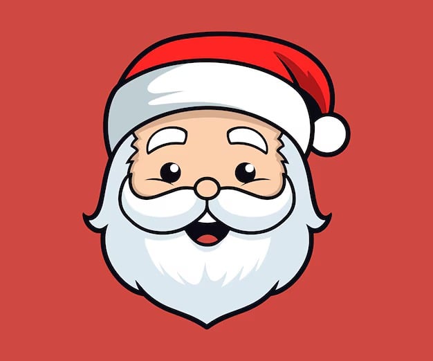 santas face 1 santas face 1