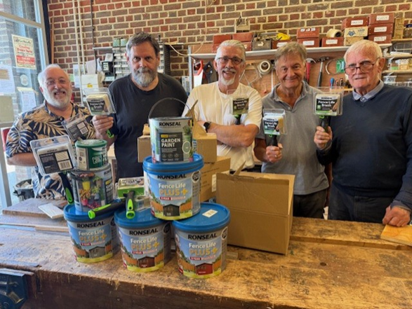 men in sheds
