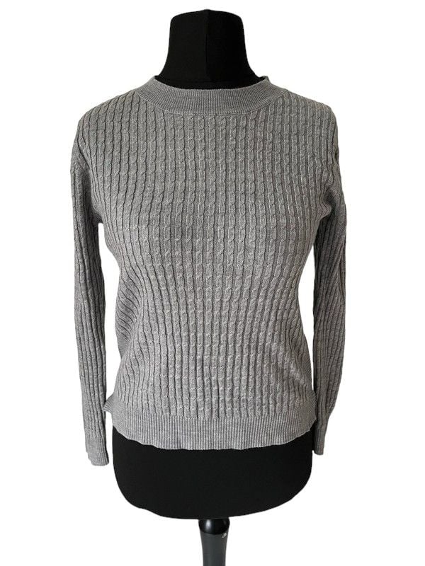 Papaya petite size 10 grey long sleeve jumper