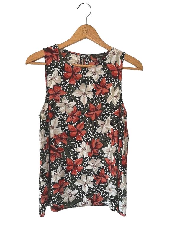 Primark size 10 floral print sleeveless top