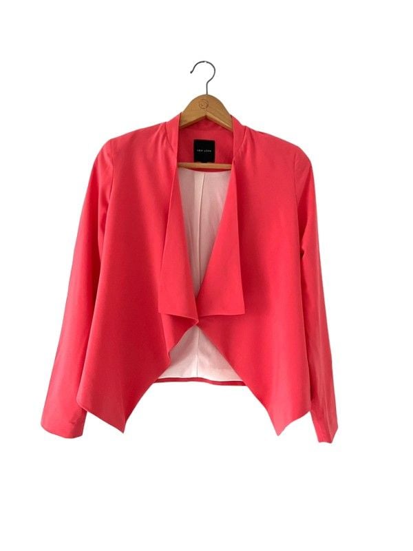 New Look size 8 coral long sleeve jackets