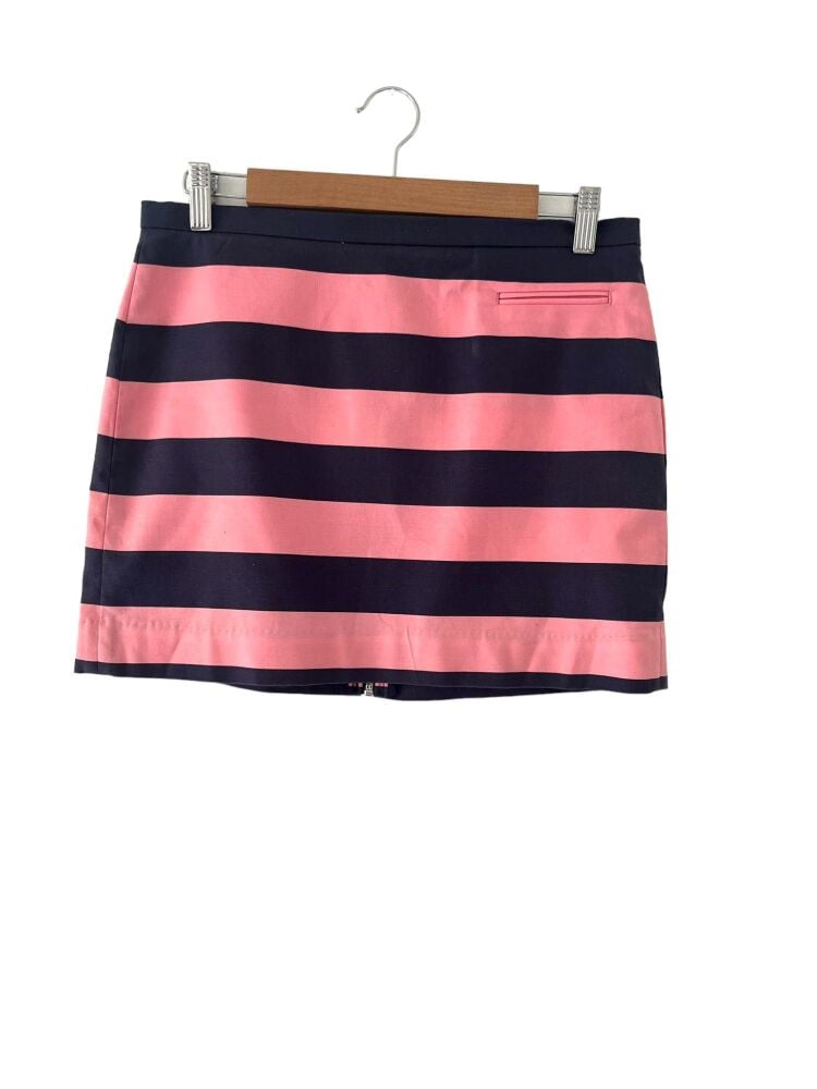 Gap size 14 ( waist 31 inch) pink & navy mini skirt