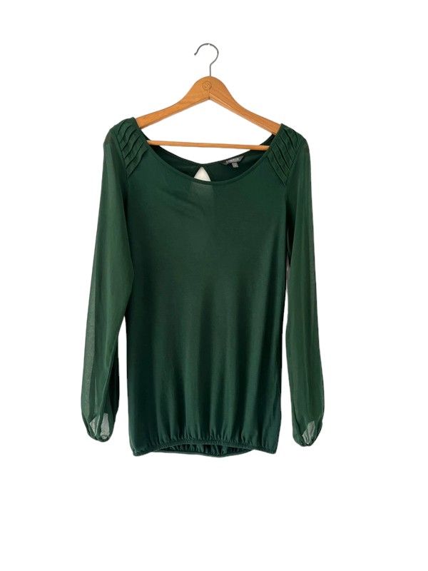 Limited Collection size 12 dark green long sleeve top