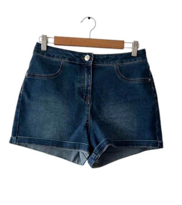 Papaya size 10 blue high rise denim shorts