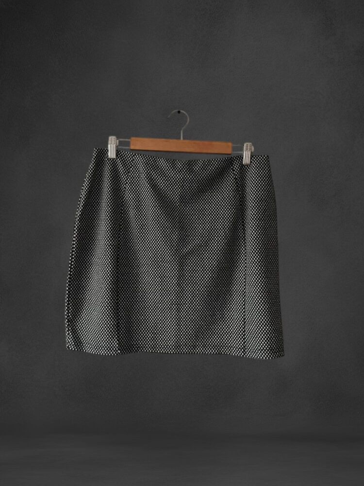 Papaya Size 16 Petite Black & White Mini Skirt