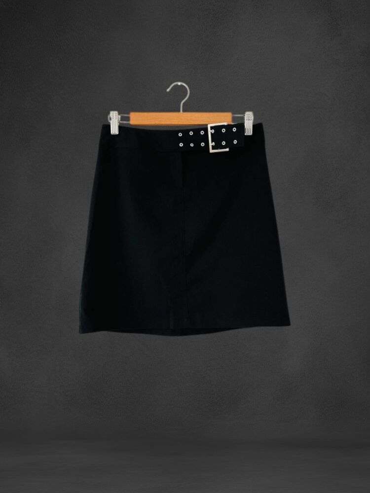 Next size 8 black above the knee straight skirt