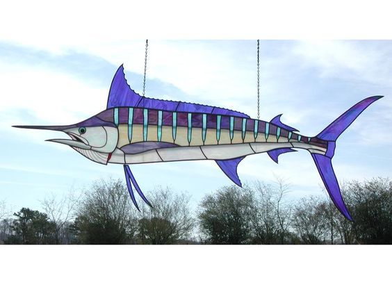 Blue Marlin 67x24 inch