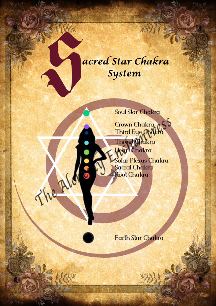 Alchemy Enchantress Sacred Star Chakra System Diagram