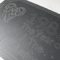 Personalised Year Legend Slate Placemat