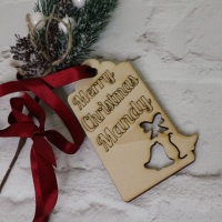 Personalised Wooden Gift Tag