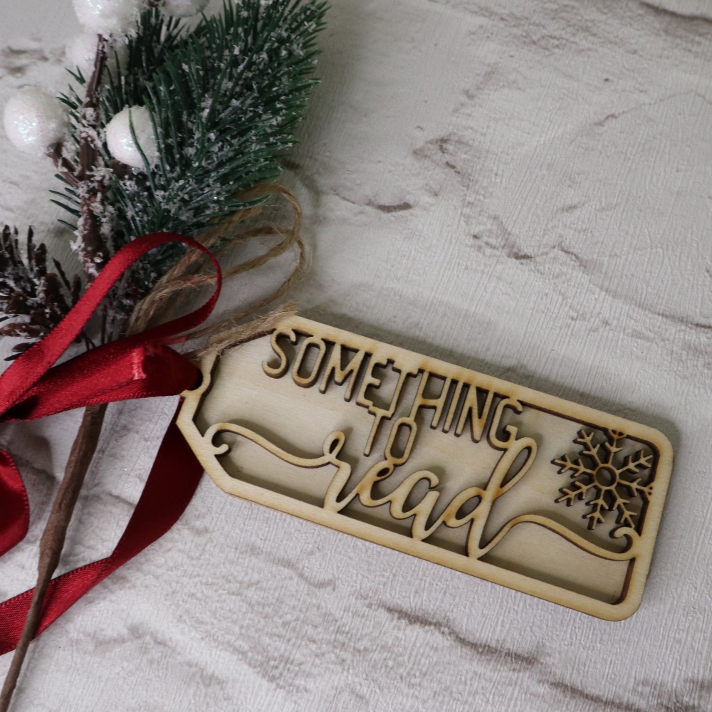 Christmas Gift Tag "Something to Read"