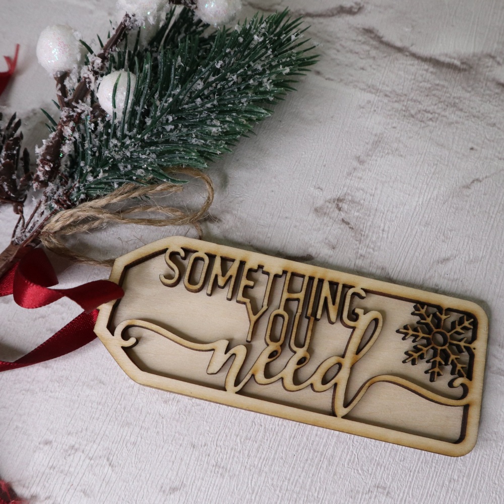 Christmas Gift Tag "Something You Need"