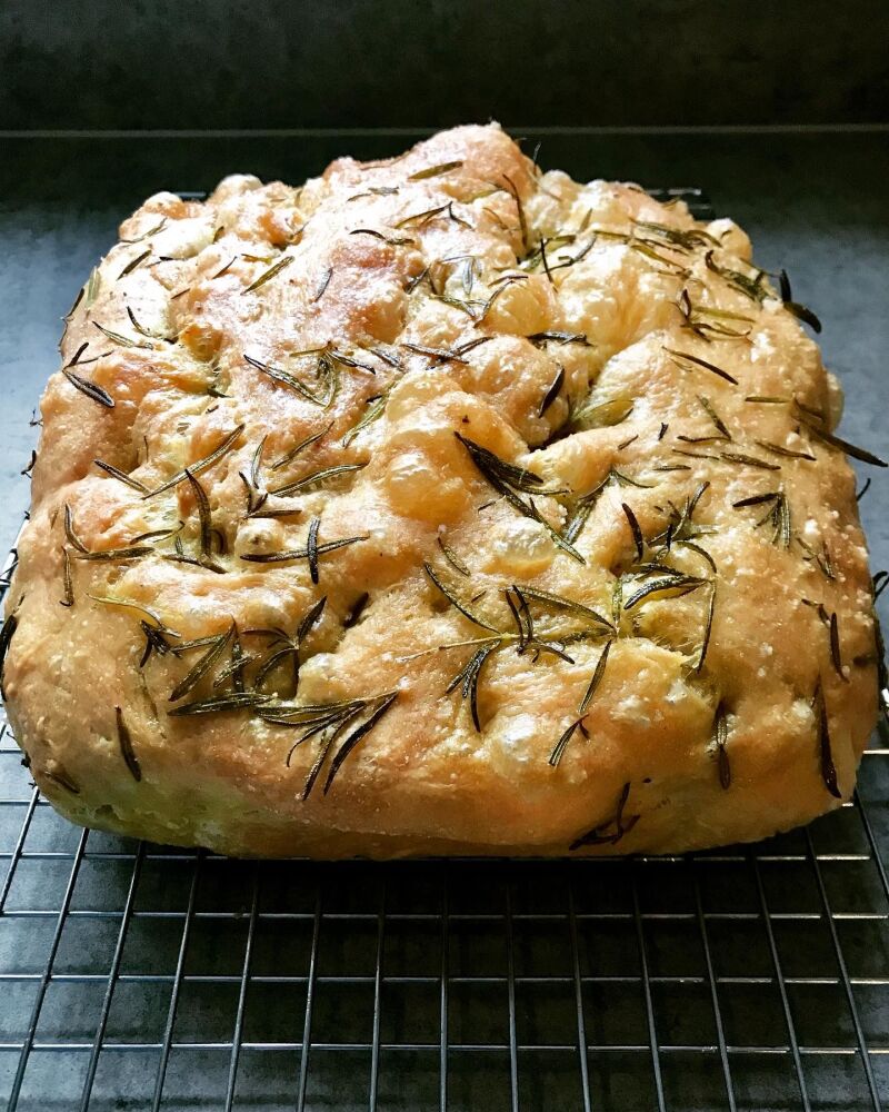 Sourdough Rosemary and Sea Salt Focaccia