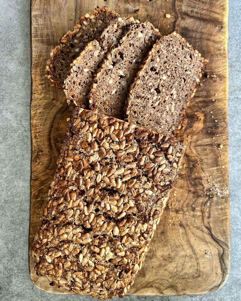 Vollkornbrot - Rye Sourdough with Sunflower Seeds