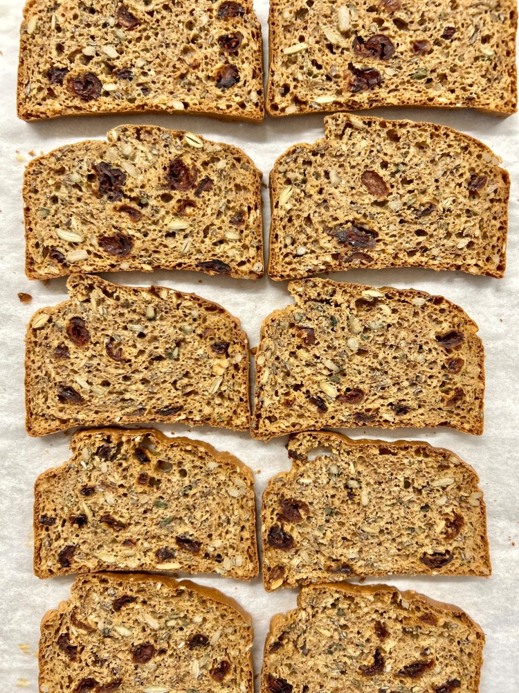 Fruit, nut and seed crackers