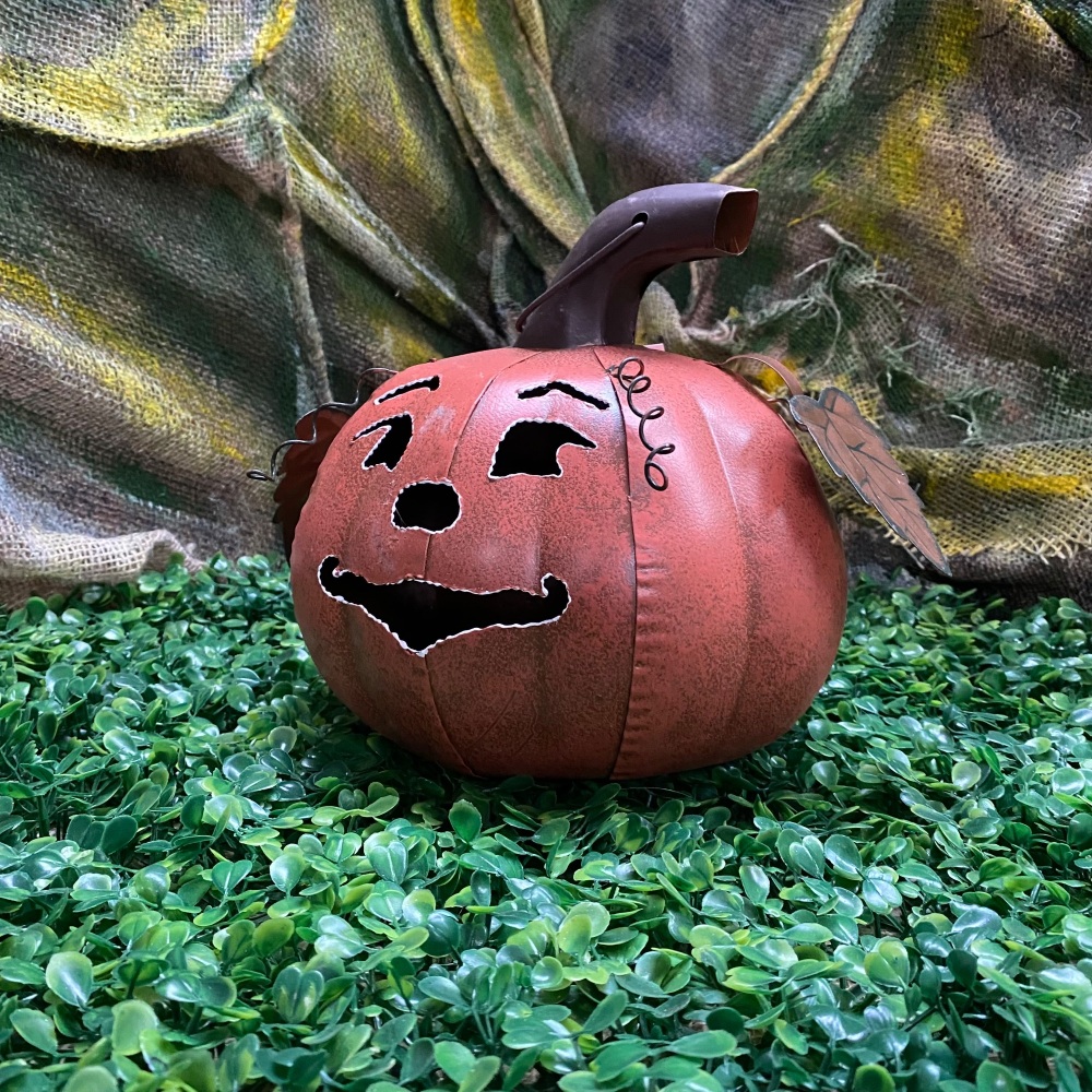 Metal Pumpkin Lantern