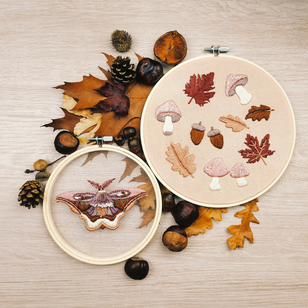 Autumnus and The Moth Embroidery Kit