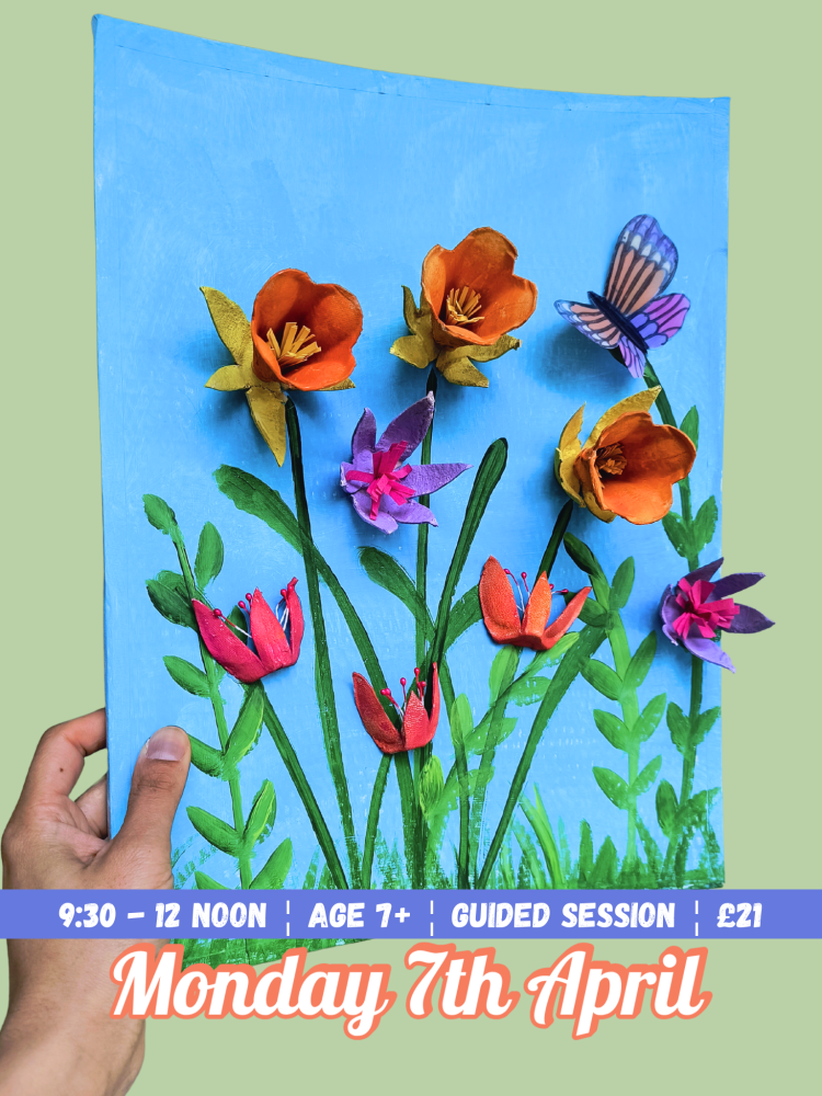 ðŸŽ¨ðŸ¦‹ðŸ’® Blooming Butterfly Garden Painting Workshop Monday 7th April 09:30am-12noon ðŸ’®ðŸ¦‹ðŸŽ¨
