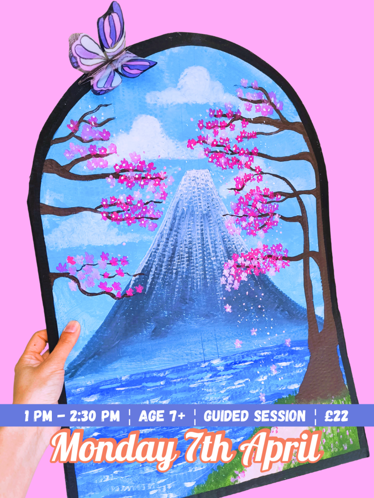 ðŸŽ¨ðŸŒ¸ Cherry Blossom Dreams Painting Workshop Monday 7th April 1pm - 3:30pm ðŸŒ¸ðŸŽ¨