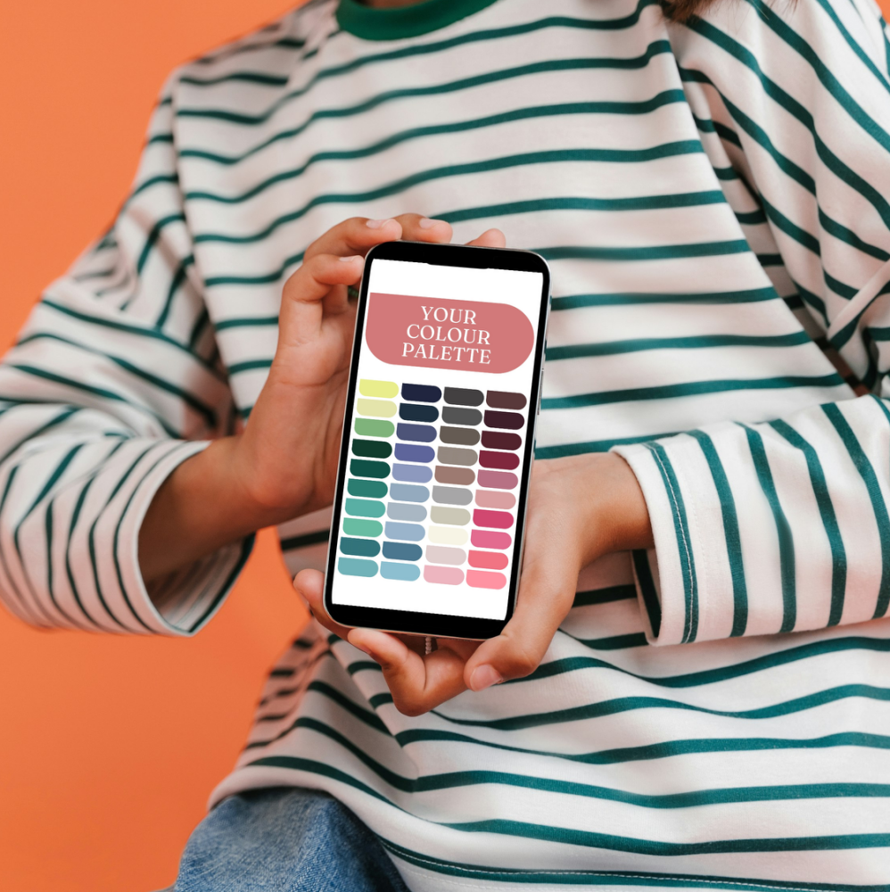 Digital colour swatch for your season