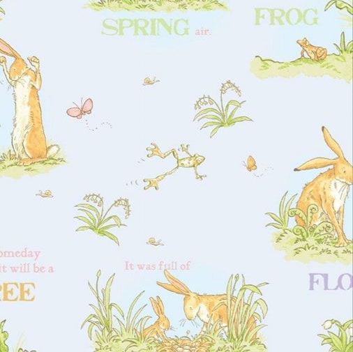 100% Cotton from Clothworks - Guess How Much I Love You - When I'm Big - Main on Blue Y2871 col#116, per fat quarter