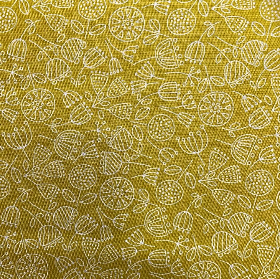 100% Cotton from Dashwood Studios - Fablewood - Green, per fat quarter