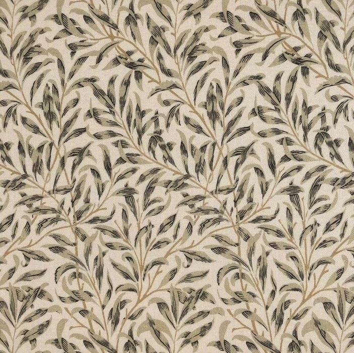 100% Cotton from Craft Cotton Co, William Morris - Willow Bough - Linen, per half metre
