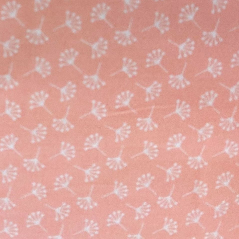 100% Cotton from Threaders - Cotton Tail - Blowing in the Wind on Pink, per pre-cut fat quarter