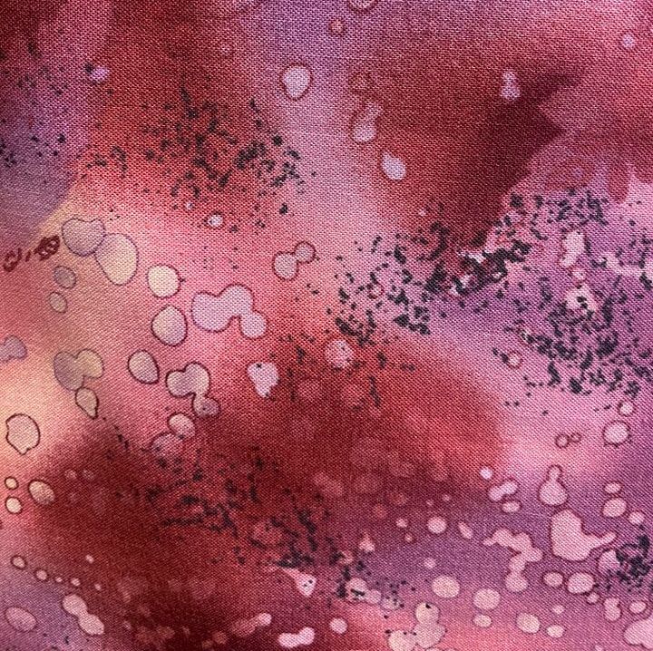 100% Cotton from Littendale - Fossil Fern - Garnet, 528/39, per fat quarter