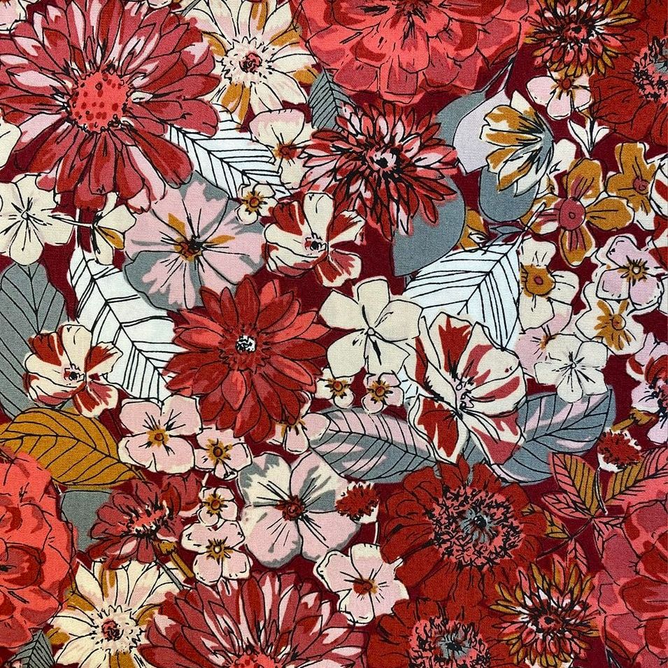 100% Cotton from Art Gallery Fabrics - Kismet - Fleuron Sanctury, per fat quarter
