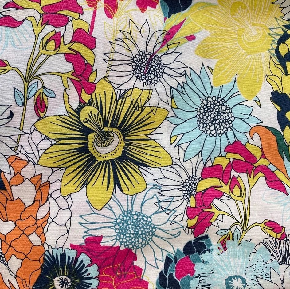 100% Cotton from Art Gallery Fabrics - Pollinate, PLN-94500 - Abundant Meadow, per fat quarter