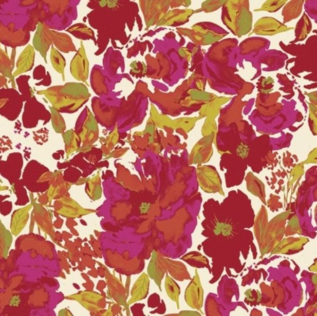 100% Cotton from Art Gallery Fabrics - Fifth Avenue Collection - FAV 85840 Dressing Room Rouge - 365, per fat quarter